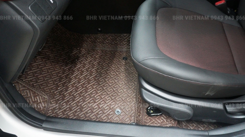 Thảm lót sàn ô tô 360 độ Hyundai i10 giá tại xưởng, rẻ nhất Hà Nội, TPHCM